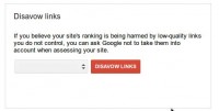 disavow links tool