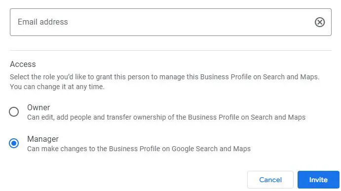 Business Profile Settings 1