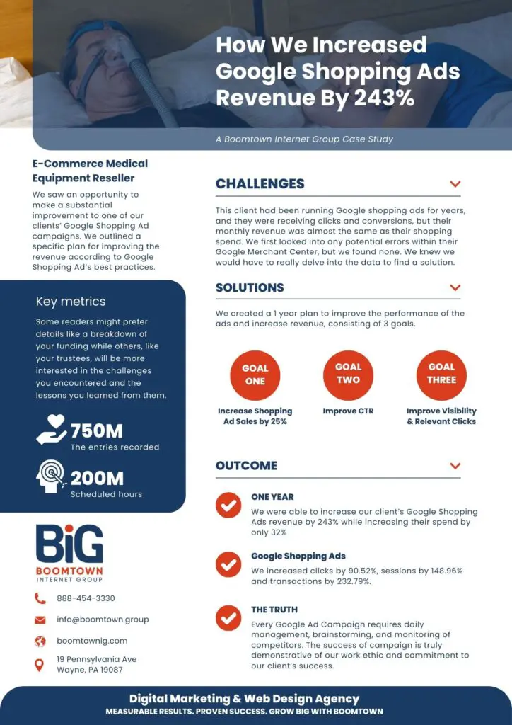 Big Case Study Google Shopping Ads Revenue By 243