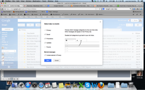 gmails new categories