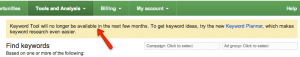 Google Keyword Tool Switching To Keyword Planner