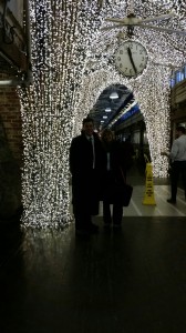 Walking through Chelsea Market before our Google Meeting