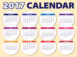 2017 marekting calendar