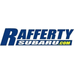 rafferty suburu logo graphic design