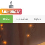 lumabase website mobile view