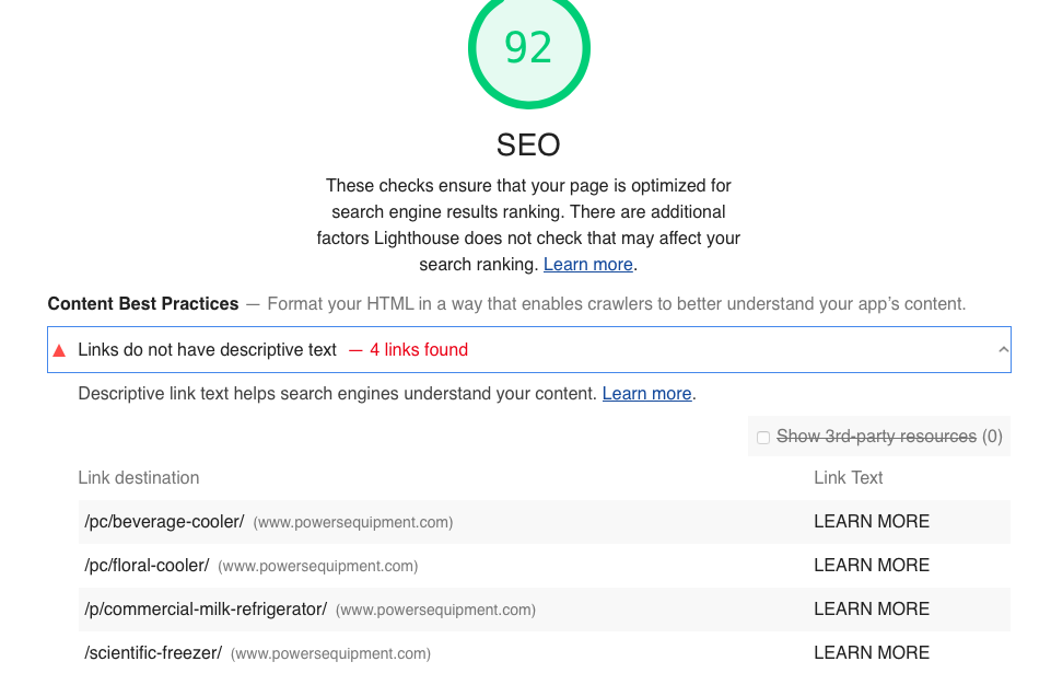 Seo Score 